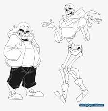 Click the undertale characters coloring pages to view printable version or color it online (compatible with ipad and android tablets). Sans Undertale Coloring Pages Undertale Colorear Png Image Transparent Png Free Download On Seekpng
