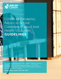 Return To School Phe Guidelines Phe Canada