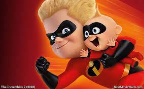 Theincredibles2 Wallpaper Hd With Jackjack And Dash The Incredibles Disney Animated Movies Disney Wallpaper