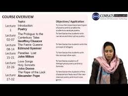 Poetry Classes For Beginners Poetry 1 Eng 403 Lecture 01 Youtube
