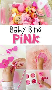 Baby Bins Pink Mrs Plemons Kindergarten Toddler Sensory Bins Color Activities Preschool Colors
