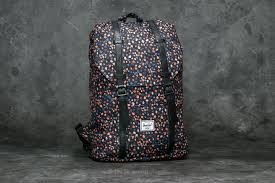 Want to see more posts tagged #herschel supply co.? Backpacks Herschel Supply Co Retreat Backpack Mid Volume Black Mini Floral Footshop