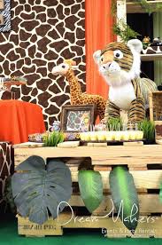 Jungle Safari Birthday Party Ideas Photo 6 Of 33 Jungle Safari Birthday Jungle Safari Party Safari Birthday