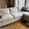 Sonoran block leg apartment sofa. 1