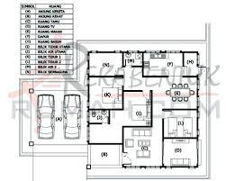 Pelan rumah e1 02 pelan rumah banglo setingkat 4 bilik 2. Pelan Lantai Rumah 2 Tingkat 4 Bilik Design Rumah Terkini