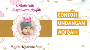 Border undangan kartu undangan aqiqah kartu undangan. Contoh Kata Kata Undangan Aqiqah Blog Elevenia
