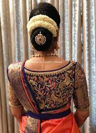 52 Trendy South Indian Bridal Hairstyles Buns The Voice Bridal Blouse Designs Wedding Blouse Designs Blouse Designs Silk