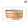 Hand Braided Round Bamboo Box