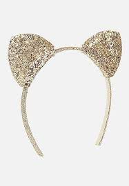 Cute Hair Accessories For Girls Headbands Scrunchies More Justice Girls Accessories Ear Headbands Glitter Cat Ears