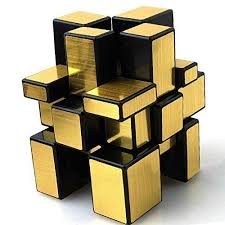 Goodplay Shengshou Mirror Cube 3x3 Magic Cube Golden Color 2015 Amazon Top Rated Puzzle Boxes Toy Rubiks Cube Patterns Cube Design Rubix Cube