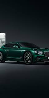 Green Bentley Continental Gt Number 9 Edition Portrait 1080x2160 Wallpaper Bentley Continental Gt Bentley Continental Bentley