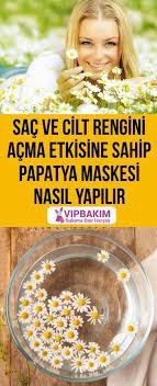 Papatya Maskesi Masken Ganseblumchen Haare