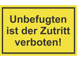 Der kostenlose service von google übersetzt in sekundenschnelle verbotsschilder zum ausdrucken kostenlos from www.hein.eu. Schild Unbefugten Ist Der Zutritt Verboten 300x200 Mm Bei Hornbach Kaufen