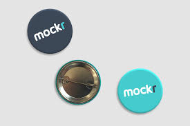 Pin Button Badge Mockup Pin Button Badges Button Badge Button Pins