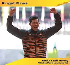 1 day ago · abdul latif romly win's the men's t20 long jump with a distance of 7.45 metres.#gold to abdul latif romly #mal #silver to athanasios prodroumou #gre #bronze to nicholas hum #aus #paraathletics #tokyo2020 #paralympics— paralympic games (@paralympics) september 4, 2021 (socially brings you all the latest breaking news, viral trends and information from social media world, including twitter. Ouxbwrswaccovm