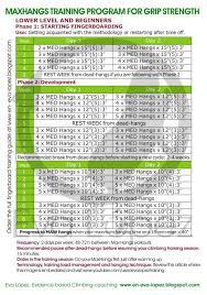 Eva LÃ³pez, PhD. Evidence-based Athletic Training for Climbing: Fingerboard  Training Guide (III). Program design and Periodization of MaxHangs,  IntHangs and SubHangs. Samples of MaxHangs training programs