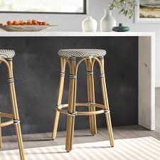 wicker & rattan bar stools