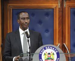 Wajir governor abdi mohamud before snate special committee to hear his impeachment case on may 11, 2021. Unry Hytpxvcom
