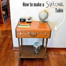 30 Fabulous Diy Decorating Ideas With Repurposed Old Suitcases Diy Suitcase Suitcase Decor Suitcase Table