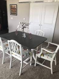 View duncan phyfe artworks sold at auction to research and compare prices. Dining Table Makeover With Annie Sloan Chalk Paint Duncan Phyfe Table Painted With Old White Ba Dining Table Redo Duncan Phyfe Table Chalk Paint Kitchen Table