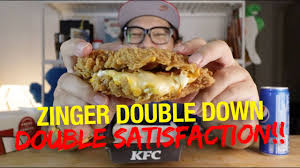 Protein is the new carbs, remember? Kfc Zinger Double Down Giveaway Contest