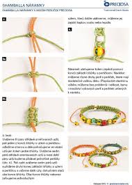 Naramky Shamballa Koralky Diy Handmade Rope Jewelry Shamballa