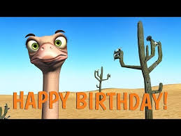 Happy birthday to one of the few people whose birthday i can remember without a facebook. Funny Happy Birthday Song Ostrich And Dodo Sing Happy Birthday Youtube