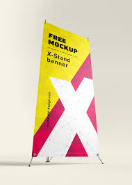 Share tweet pin it email whatsapp. Free X Stand Banner Mockup Psd Good Mockups