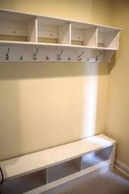 Prepac 60 In Wall Mounted Coat Rack In White Wec 6016 The Home Depot Mudroom Decor Mud Room Storage Coat Rack Wall