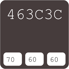 Sherwin williams requisite gray 7023. Behr Charcoal Brown C60 75 463c3c Hex Color Code Rgb And Paints