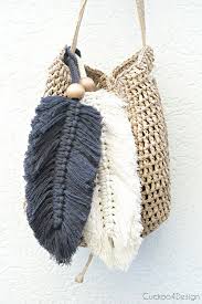 Maybe you would like to learn more about one of these? Macrame Feather Purse Charms Cuckoo4design