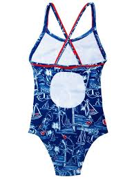 Free shipping on orders over $25 shipped by amazon. Escargot Nautical Girls One Piece Swimsuit