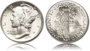 Winged Liberty Head Mercury Dimes 1916 1921 1923 1932