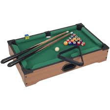 Mini Table Top Pool Table With Cues Triangle Amp Chalk 1 Fathers Day Gifts Set Real Life Action Balls Return T Mini Pool Table Mini Pool Tabletop Pool Table