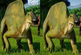 The spines stuck out from its back and tail. Ouranosaurus Edit Jurassicworldevo