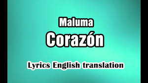 Maluma tu me partiste el corazon official video music. Maluma Corazon Lyrics Lyric Video English Translation Chords Chordify
