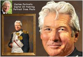 Royal Portraits, Custom Renaissance Portrait From Photo, Royal Pet  Portrait, Napoleon Portrait, Neoclassical Army General