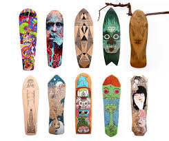 Begin by drawing a pair of straight, diagonal, parallel lines. Eco Skateboard