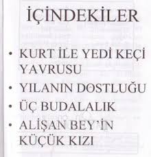 Kurt Ile Yedi Keci Yavrusu 2 Ve 3 Siniflar Icin Cocuk Hikayeleri Nadir Kitap