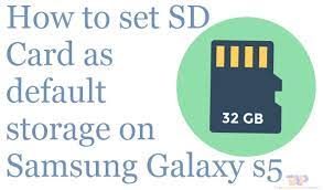 Scroll down and go to the storage section. How To Save Pictures To Sd Card On Galaxy S5 Smartphone