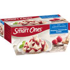 Smart ones is a brand of frozen food products which is promoted based on wholesome ingredients, taste, and convenience, especially for consumers who are managing their weight via portion control. Smart Ones Raspberry Cheesecake Sundae Frozen Dessert 4 2 11 Oz Cups Walmart Com Walmart Com