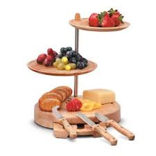Maybe you would like to learn more about one of these? The 3 Tiered Cheese Board Server Is A Serving Tray As Well As A Cheese Board This Unusual Tiered Wooden Serving Tower Featur Cheese Board Cheese Cheese Lover