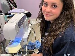 Home seamstresses mask up