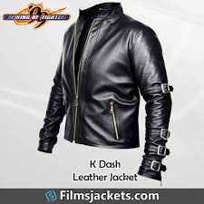 K Dash King Of Fighters 99 Leather Jacket Leather Jacket Jackets Leather Jacket Black
