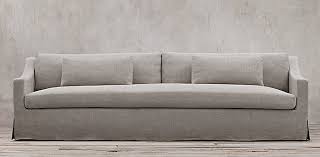 Modern Rustic Inspiration Ledersofa Schwarz Sofahussen Leinensofa