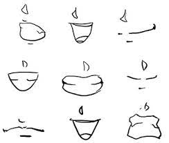For more on drawing an anime characters with lips similar to those in this tutorial see: How To Draw Anime Lips Mouths With Manga Drawing Tutorials How To Draw Step By Step Drawing Tutorials