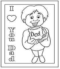 These alphabet coloring sheets will help little ones identify uppercase and lowercase versions of each letter. I Love You Dad Coloring Pages Coloring Home