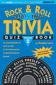 Questions and answers about folic acid, neural tube defects, folate, food fortification, and blood folate concentration. Rock Roll Trivia Quiz Book 1950 S 1960 S Love Presley Karelitz Raymond 9781984952004 Amazon Com Books