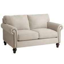 Alton Loveseat Ecru Love Seat Roll Arm Loveseat