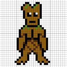Groot Guardians Of The Galaxy Perler Bead Pattern Plantillas Hama Beads Hama Beads Pixeles